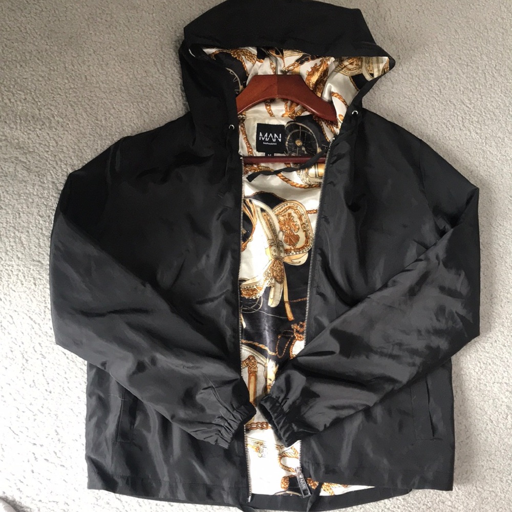 ❌SOLD❌** NWOT ** BLACK MEN’S BOMBER